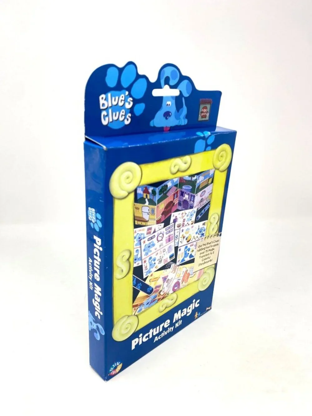 Vintage Rare Blue's Clues Picture Magic Activity Kit Road Trip Preschoolers